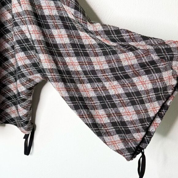 Bryn Walker Keena Cowl Neck Plaid Midweight Top - Women’s US M - Picture 4 of 12